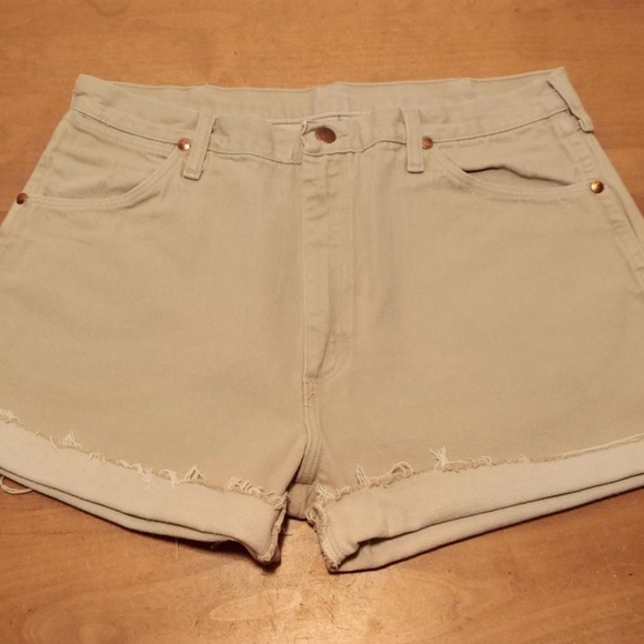 wrangler cut off stretch shorts
